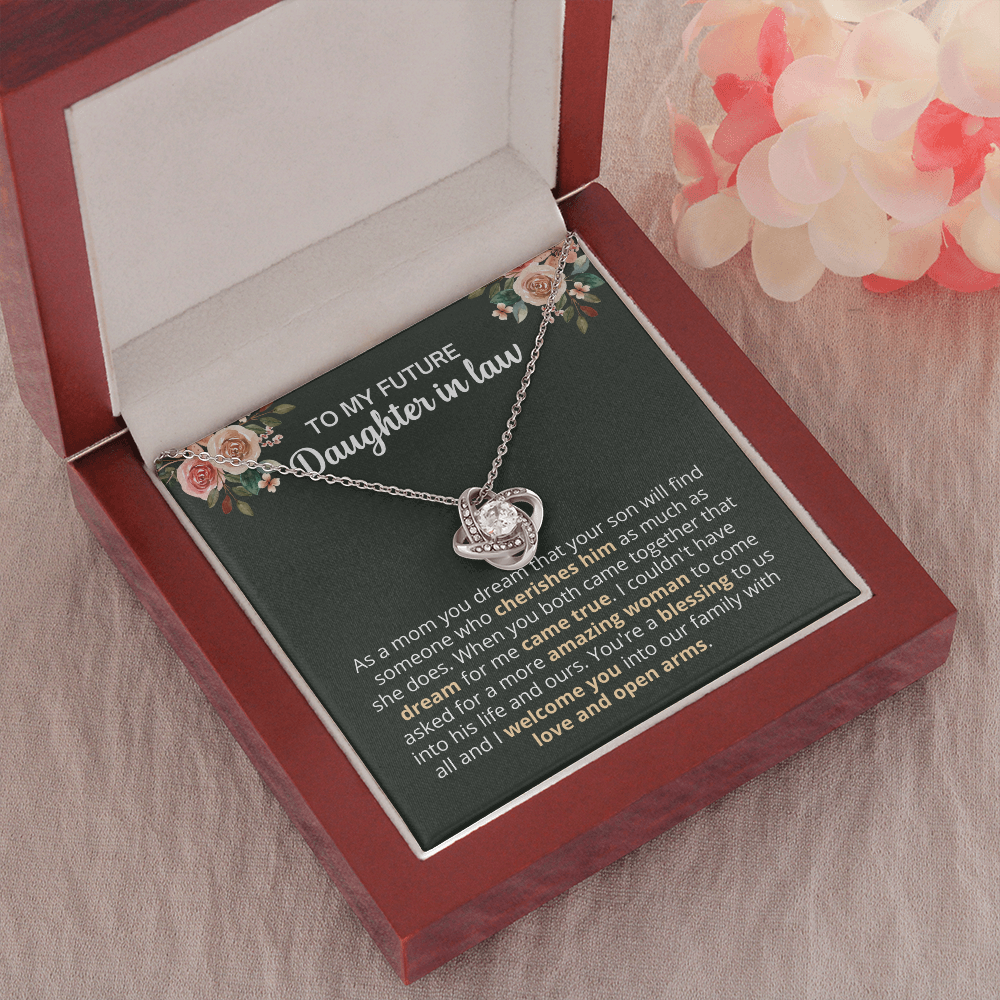 Future Daughter in Law Love Knot Necklace
