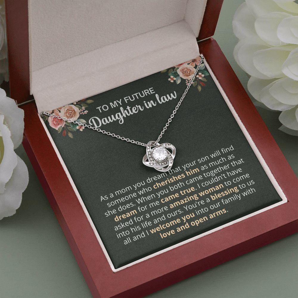 Future Daughter in Law Love Knot Necklace
