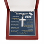 To My Son You Did It Graduation Cross Necklace