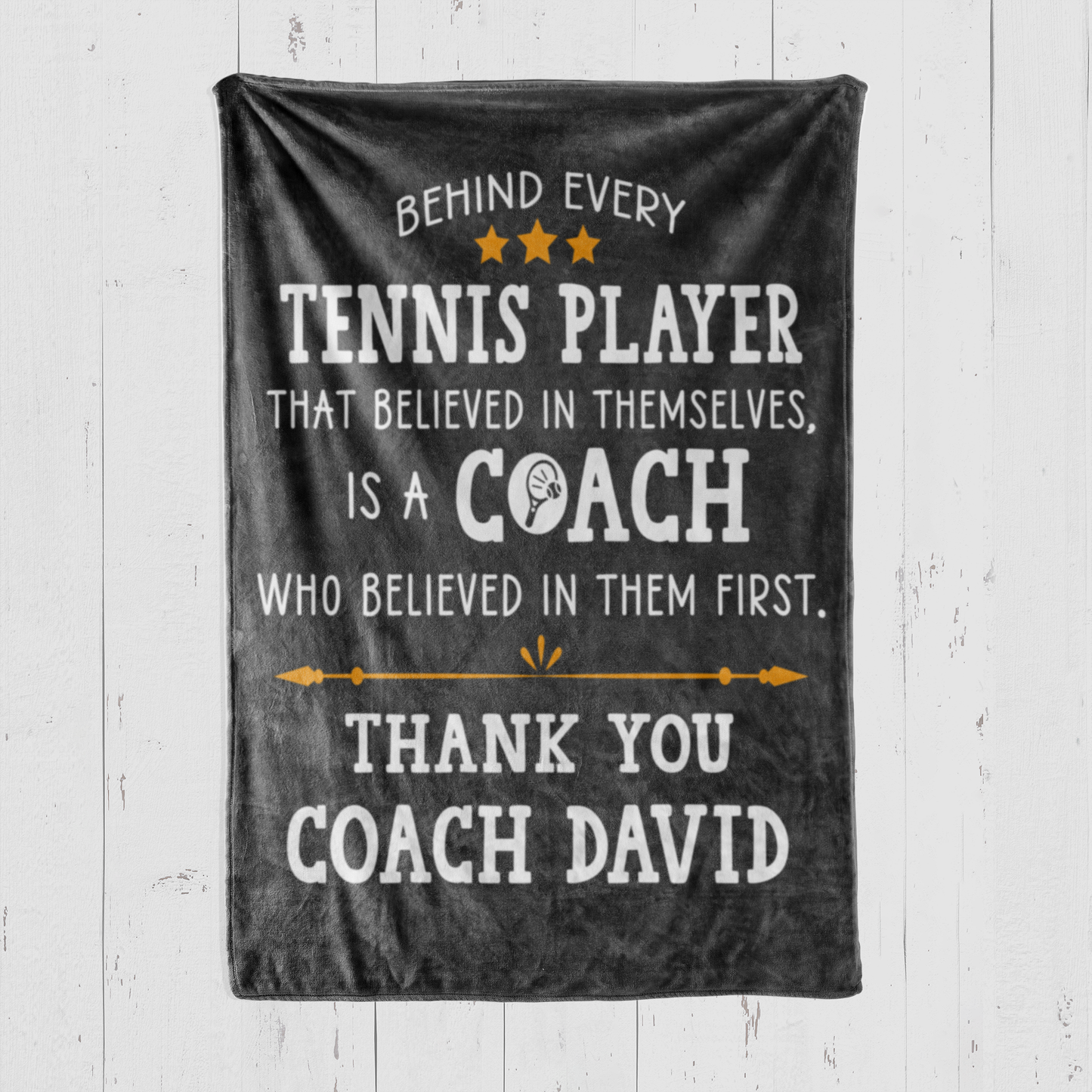 Tennis Coach Blanket