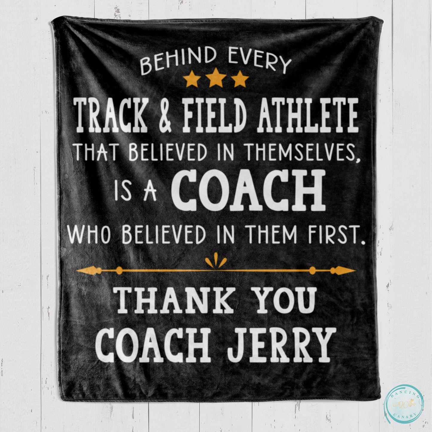 Track & Field Coach Blanket