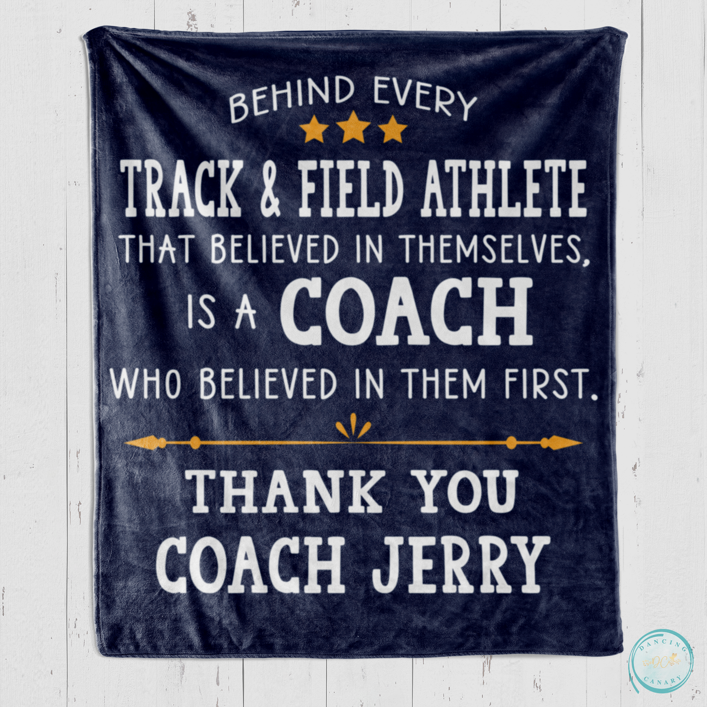 Track & Field Coach Blanket