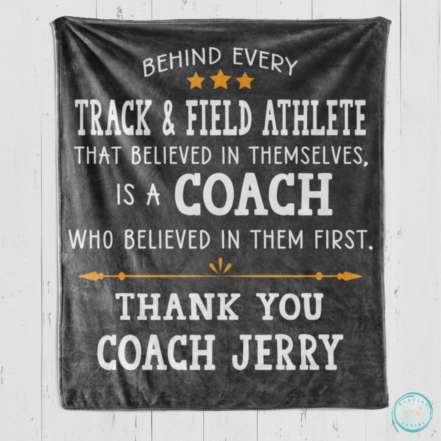 Track & Field Coach Blanket