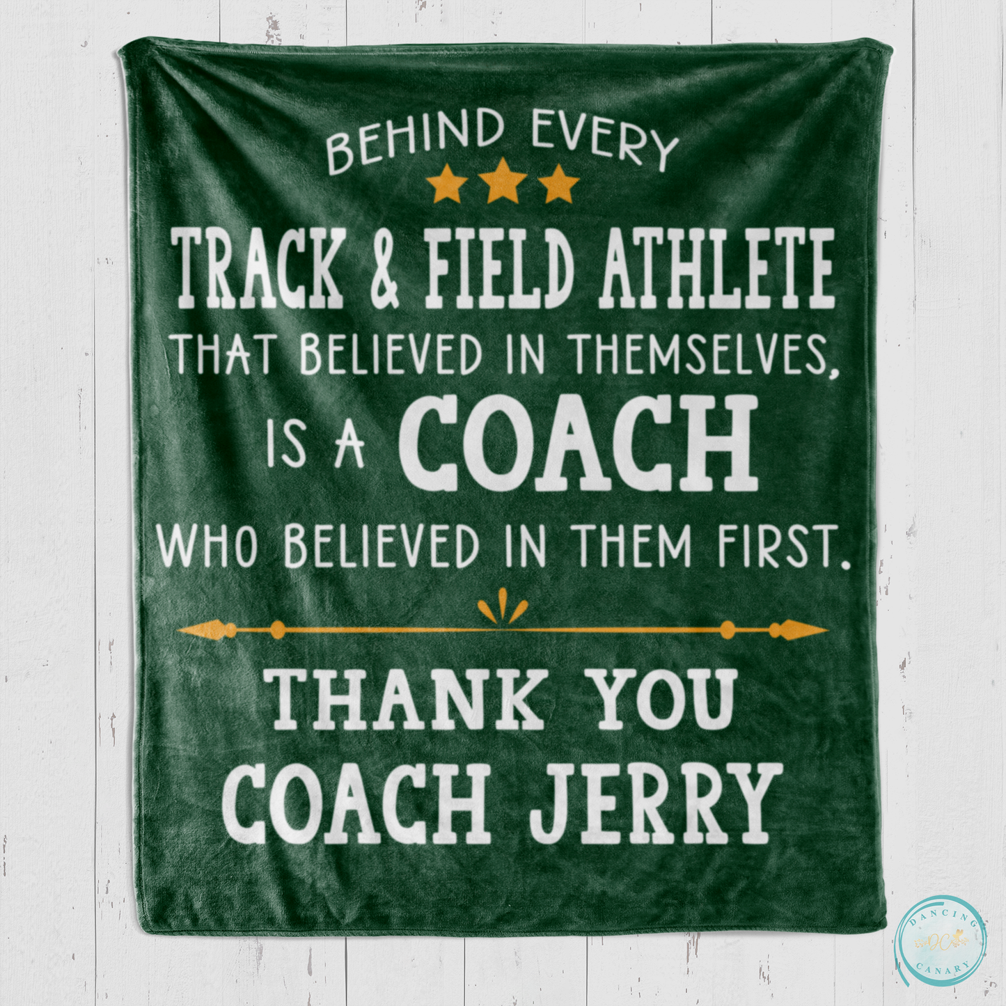 Track & Field Coach Blanket