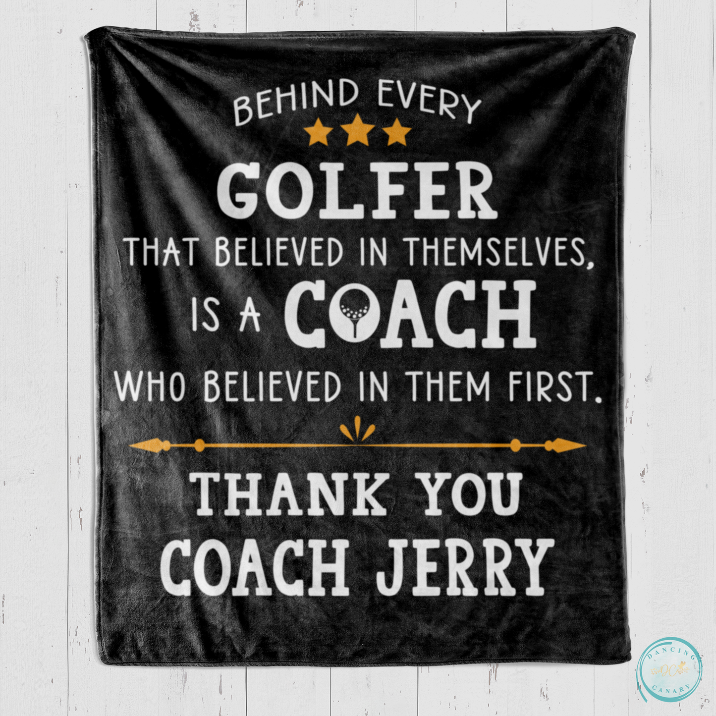 Golf Coach Blanket