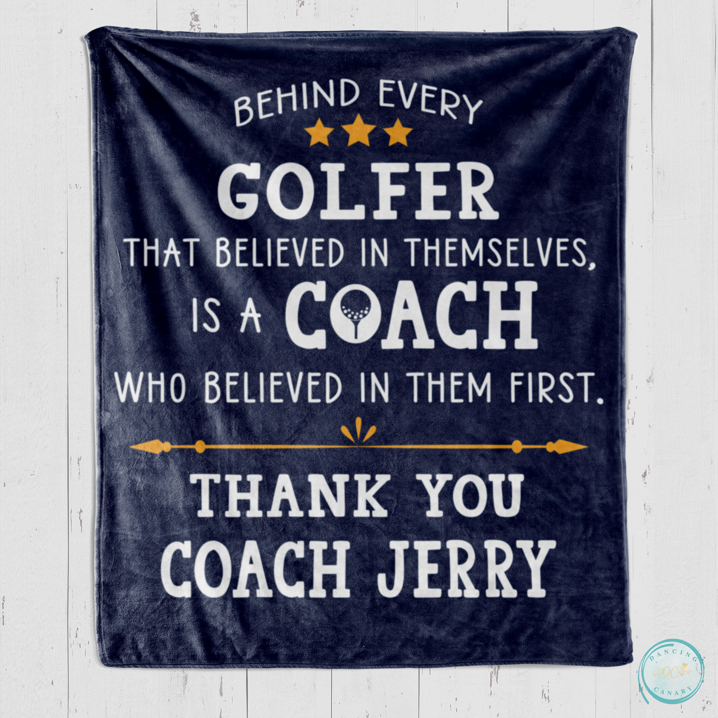 Golf Coach Blanket