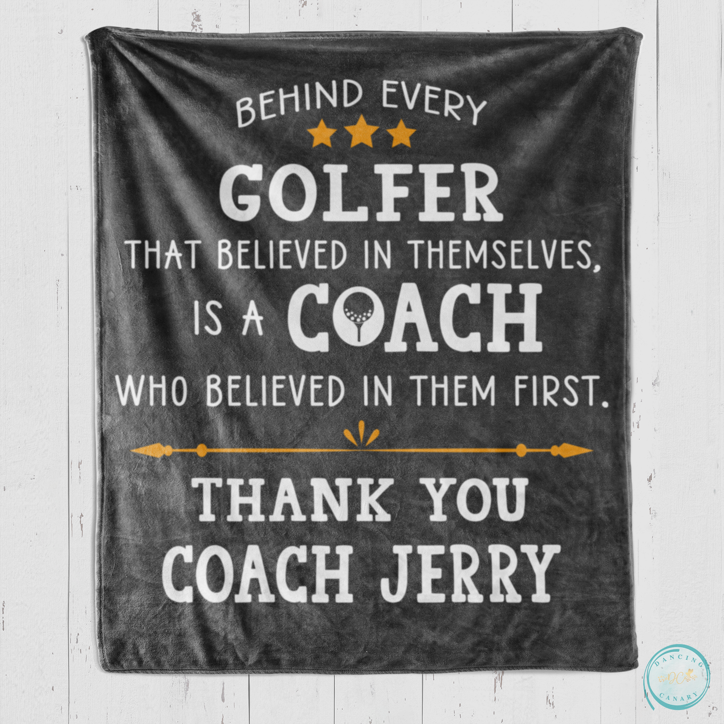 Golf Coach Blanket