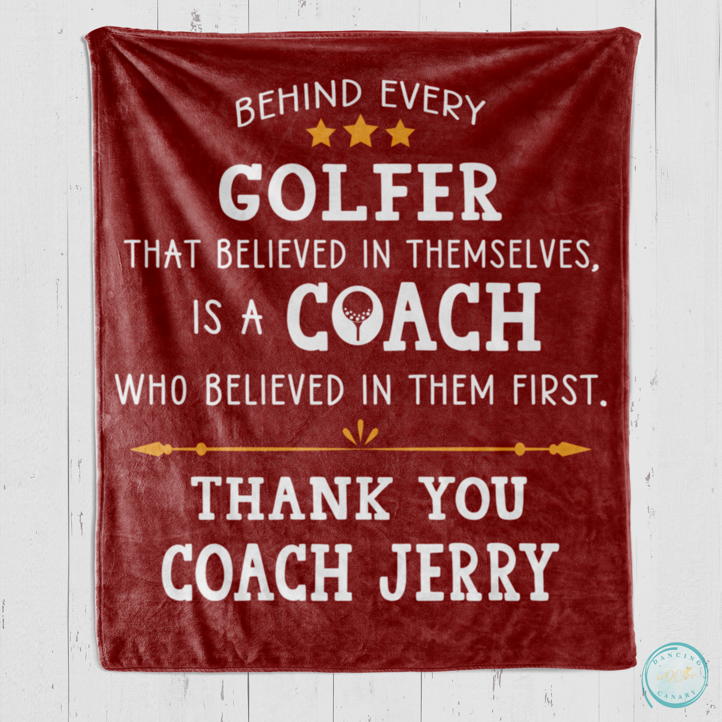 Golf Coach Blanket