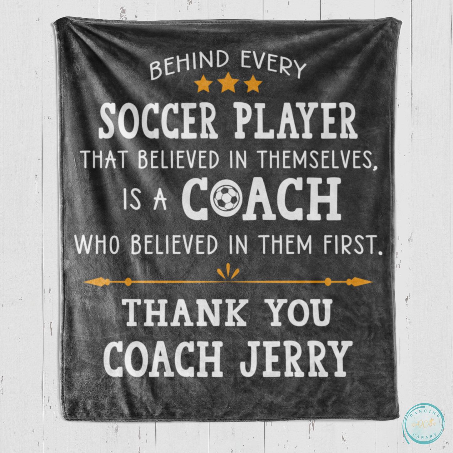 Soccer Coach Blanket