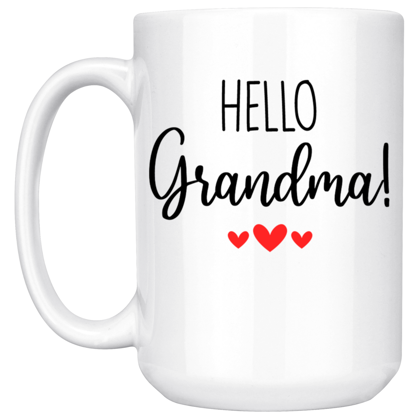 Hello Grandma Baby Coming Soon Mug