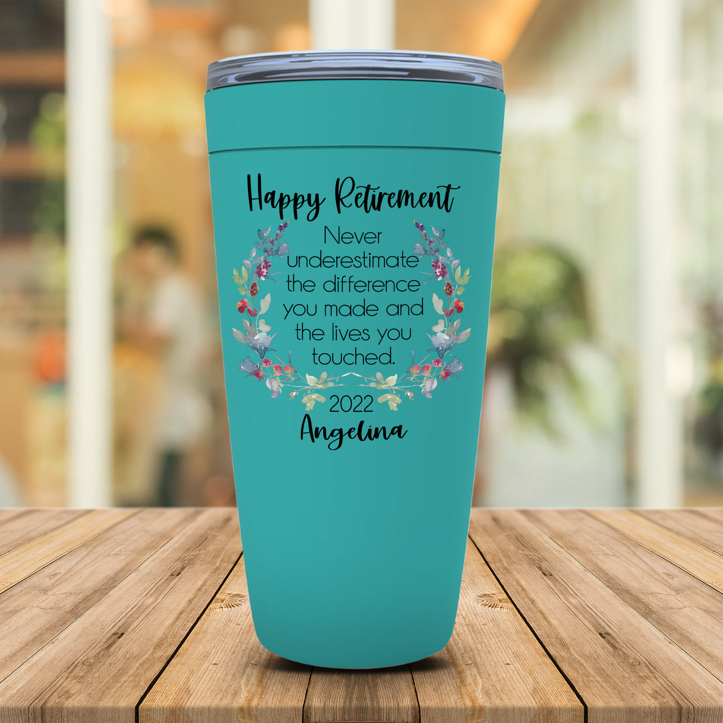 Never Underestimate The Difference You Made Retirement Tumbler for Women, Retirement Gift for Boss, Coworker or Friend, Retiree Gift Idea