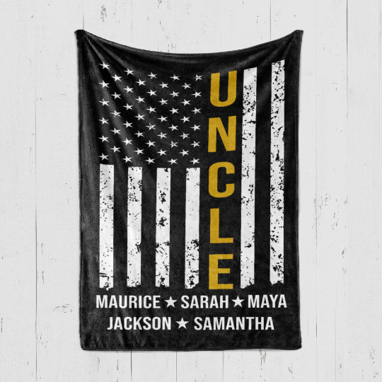 Uncle Flag Blanket