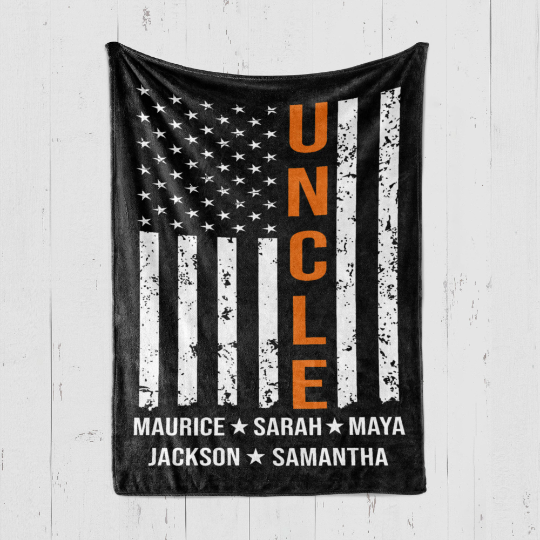 Uncle Flag Blanket