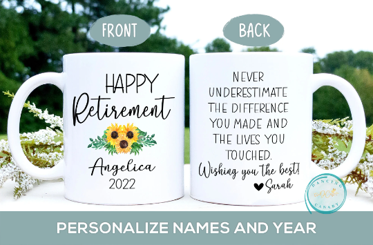 Never Underestimate The Difference Retirement Mug