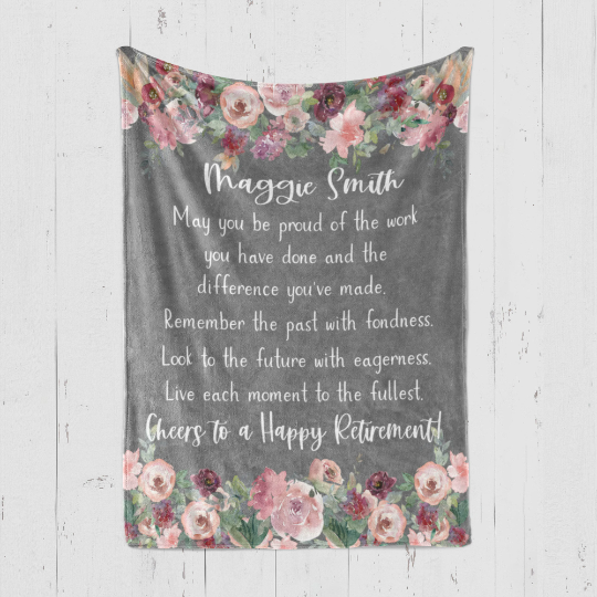 May You be Proud Retirement Blanket