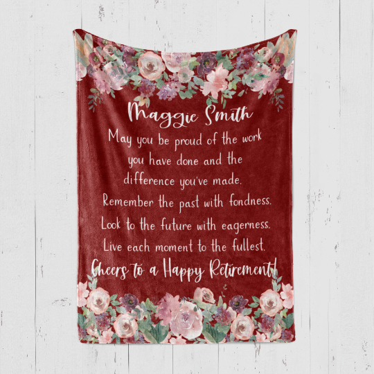 May You be Proud Retirement Blanket
