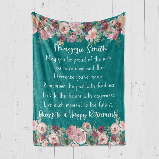 May You be Proud Retirement Blanket