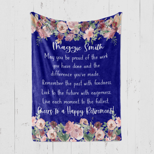 May You be Proud Retirement Blanket