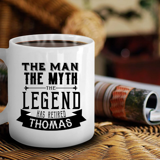 Man Myth Legend Retirement Mug