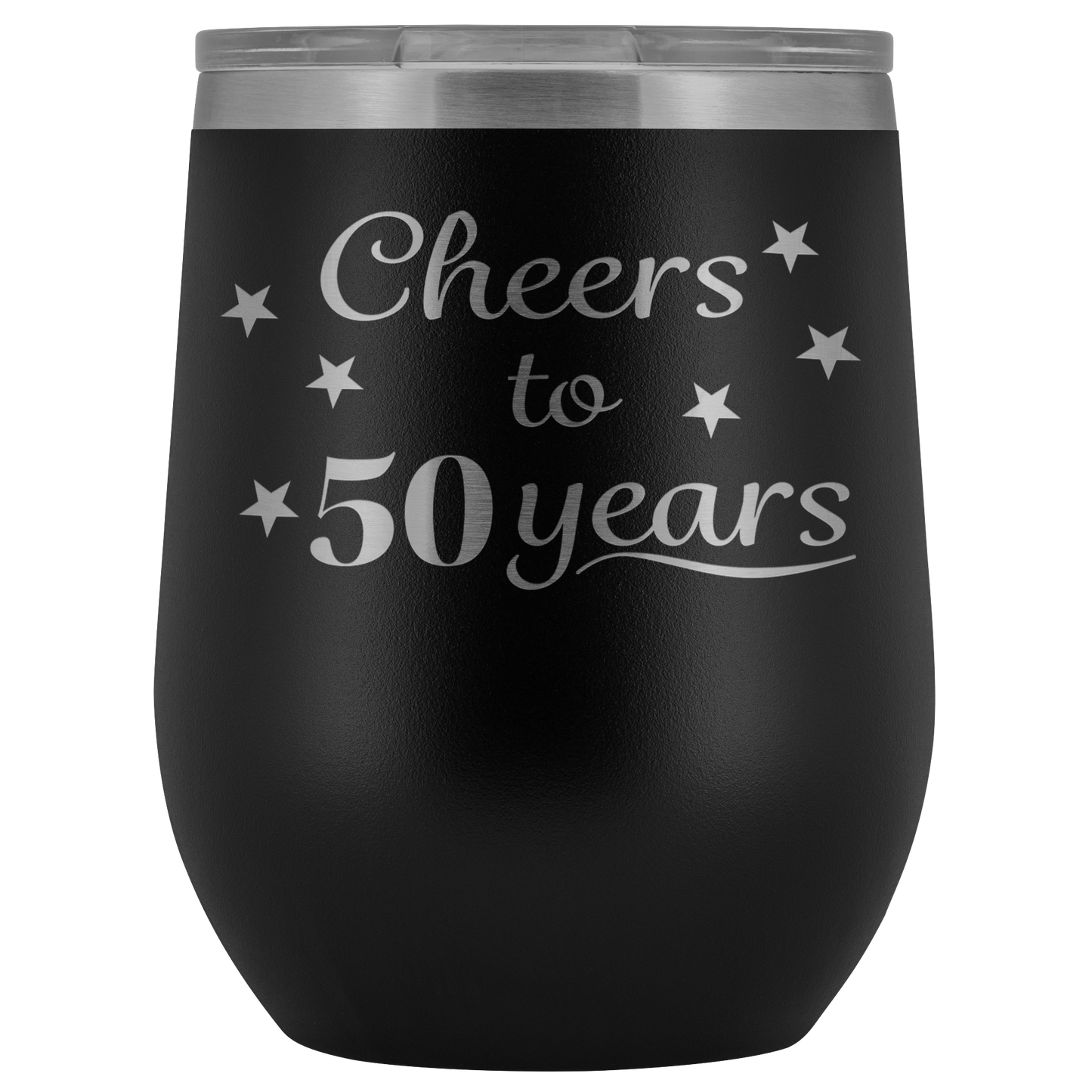 Cheers to 50 years Wine Tumbler