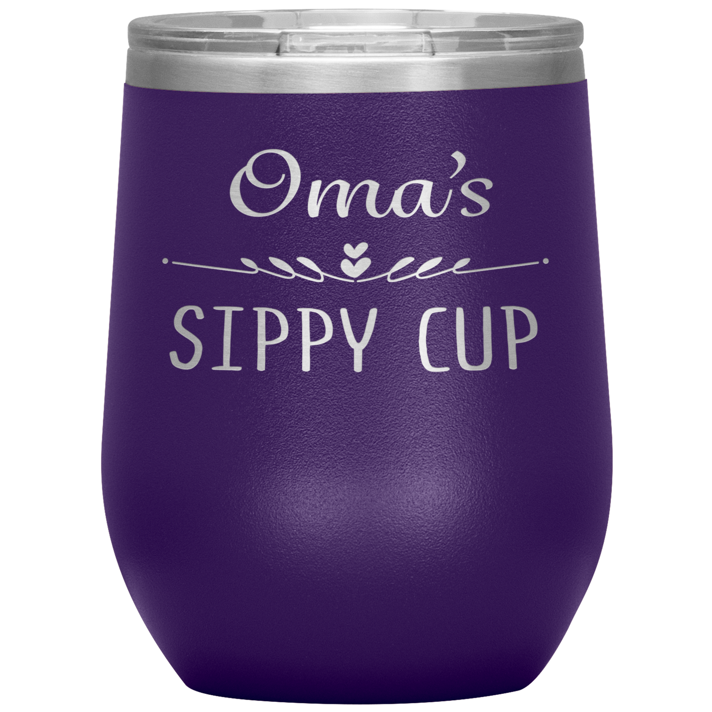 Oma's Sippy Cup Wine Tumbler