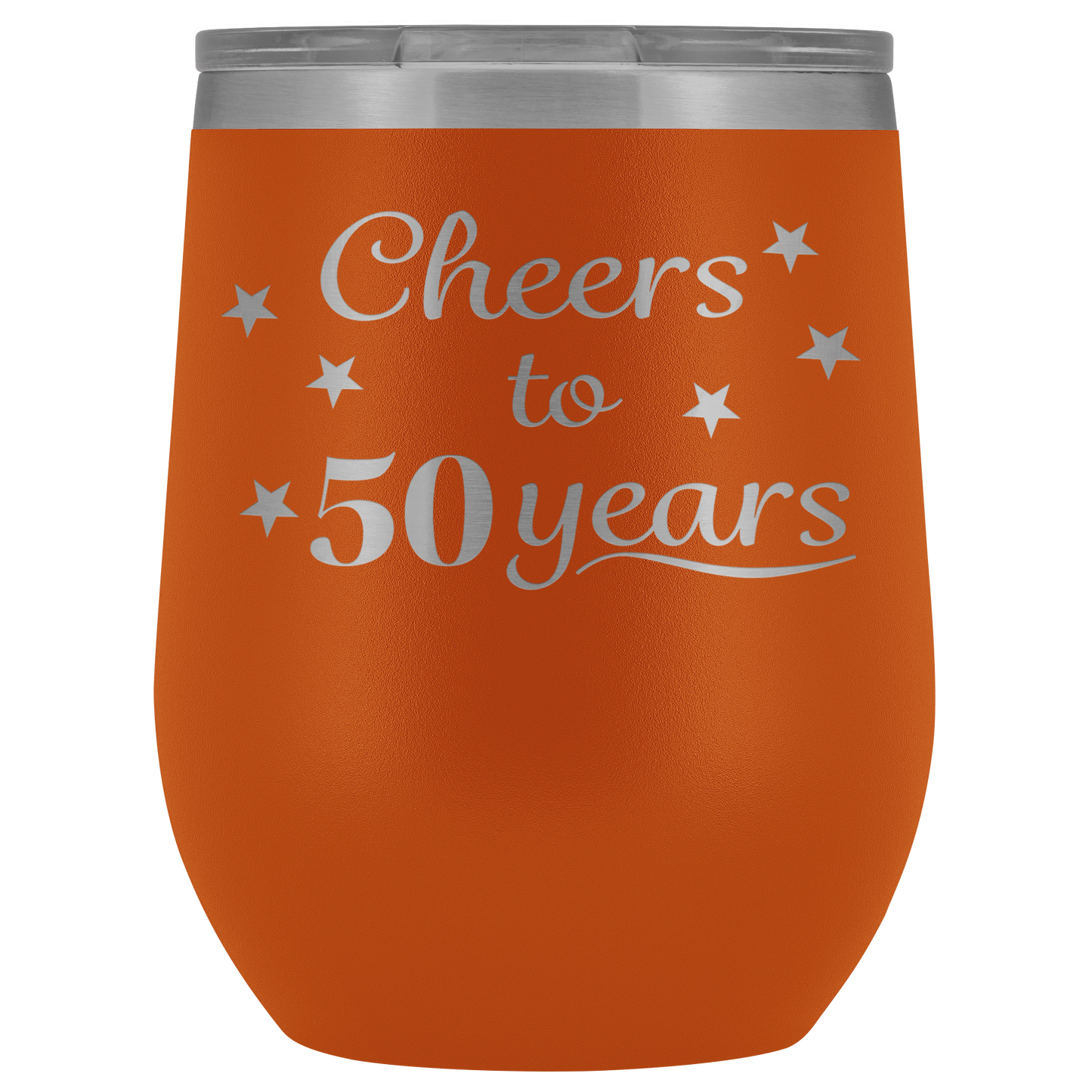 Cheers to 50 years Wine Tumbler