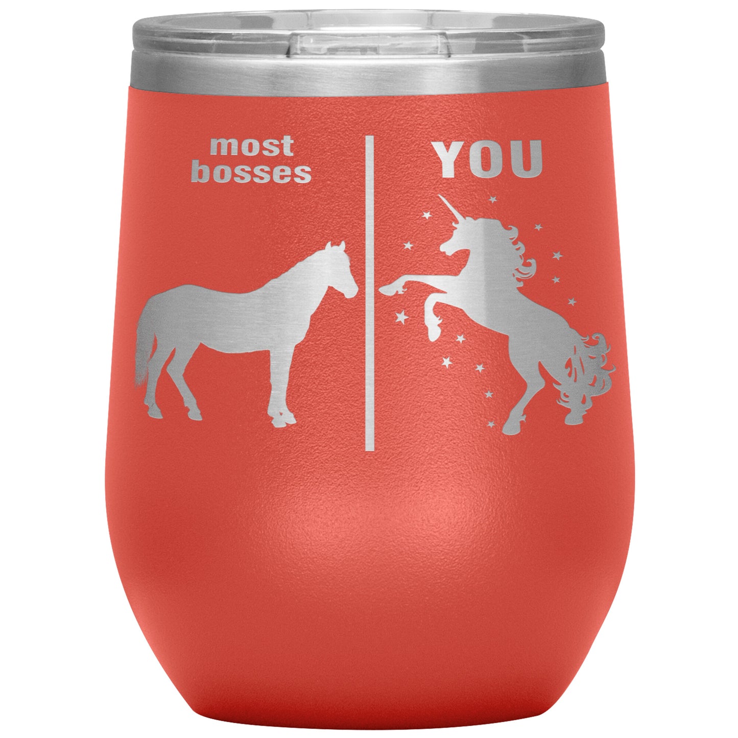 Most Bosses Unicorn Tumbler