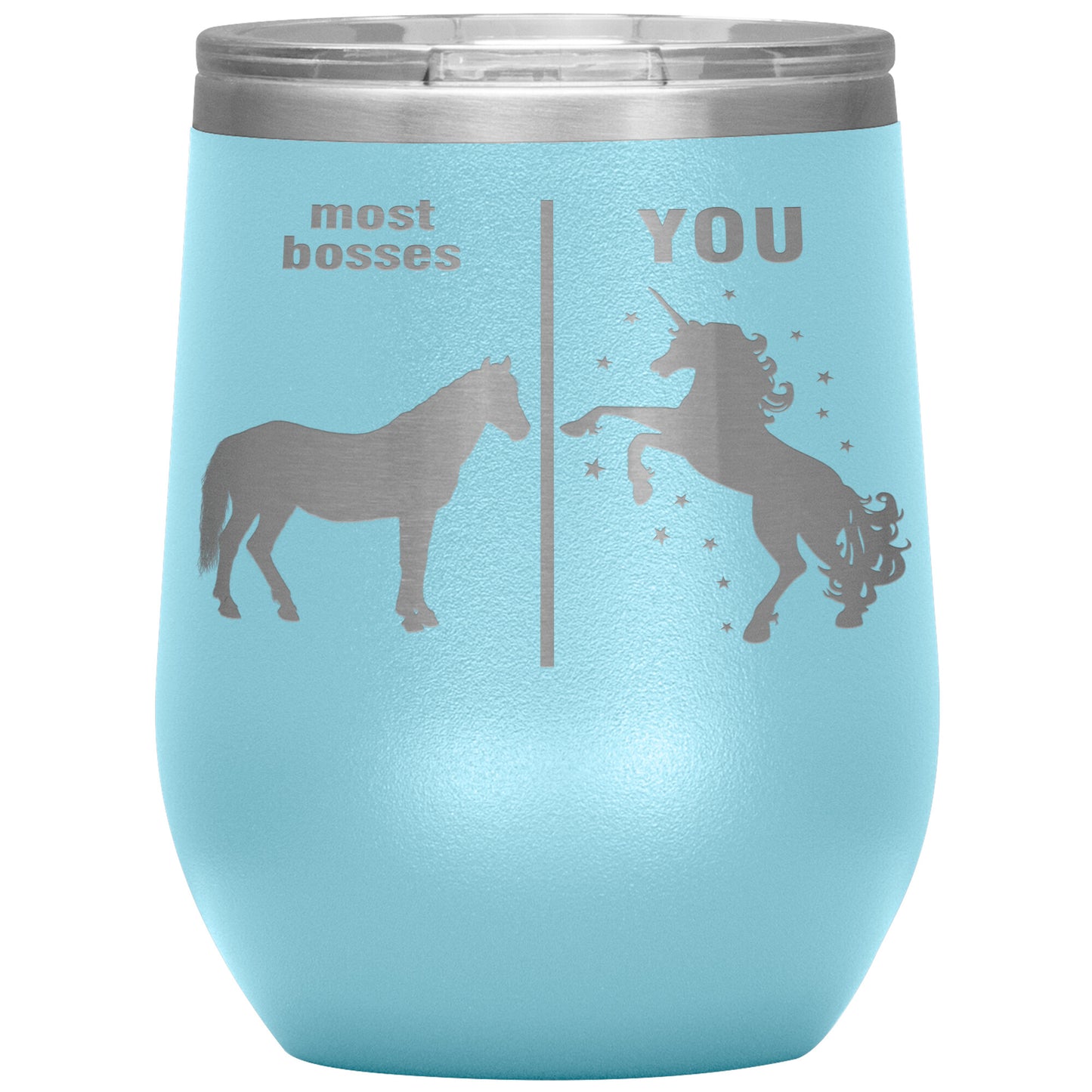 Most Bosses Unicorn Tumbler