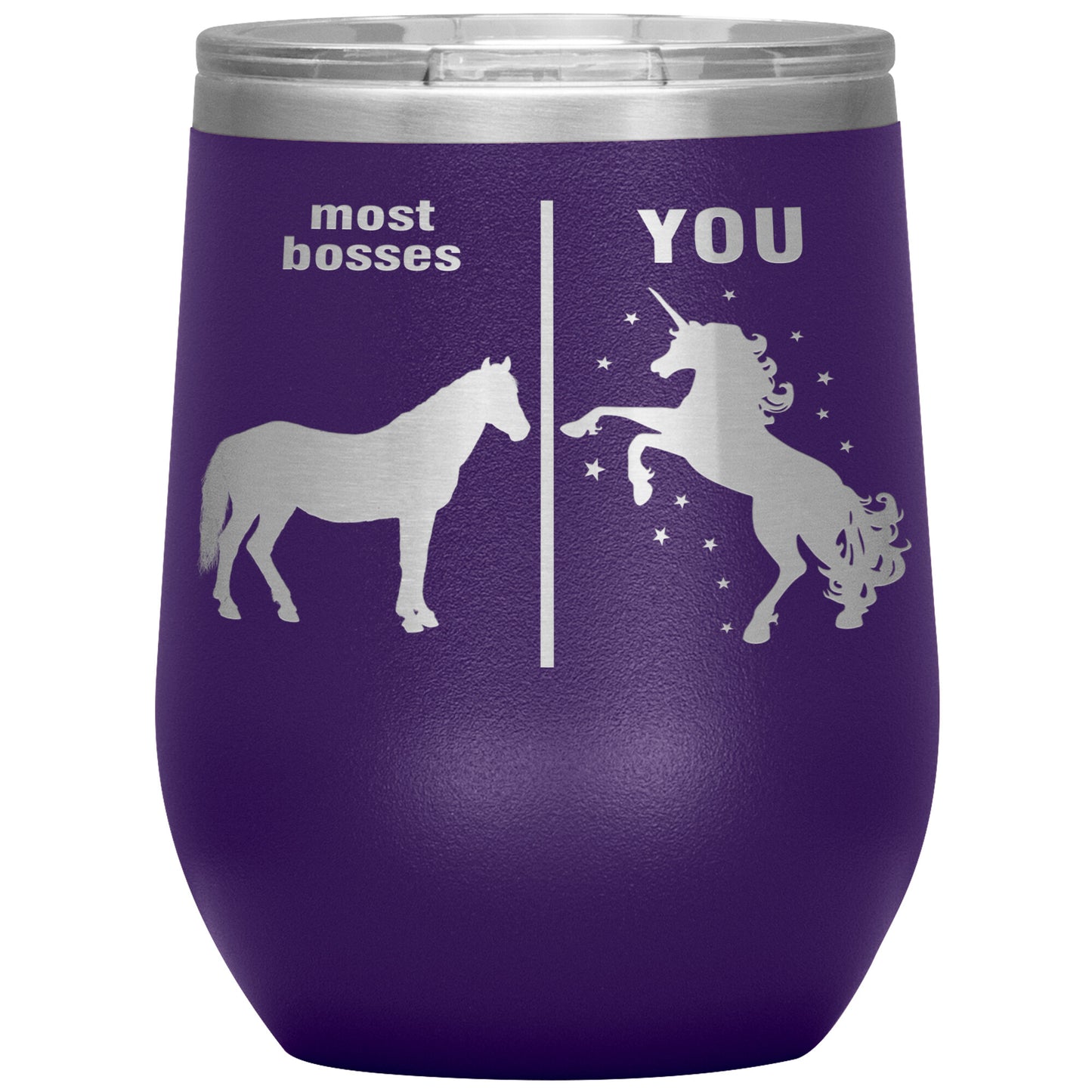 Most Bosses Unicorn Tumbler