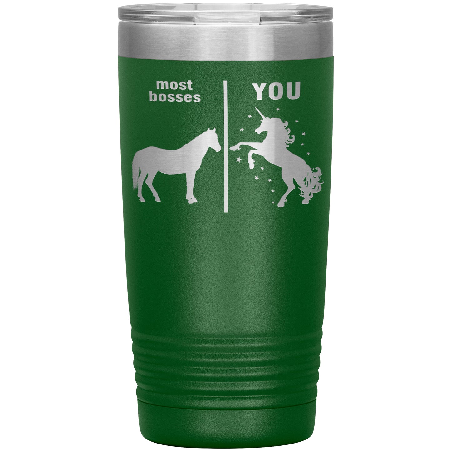 Most Bosses Unicorn Tumbler