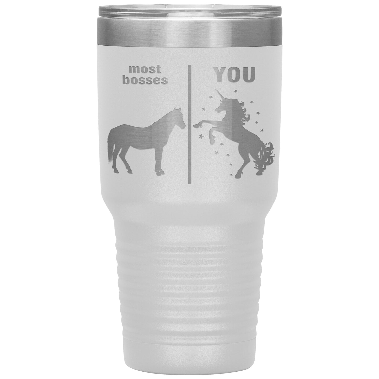 Most Bosses Unicorn Tumbler