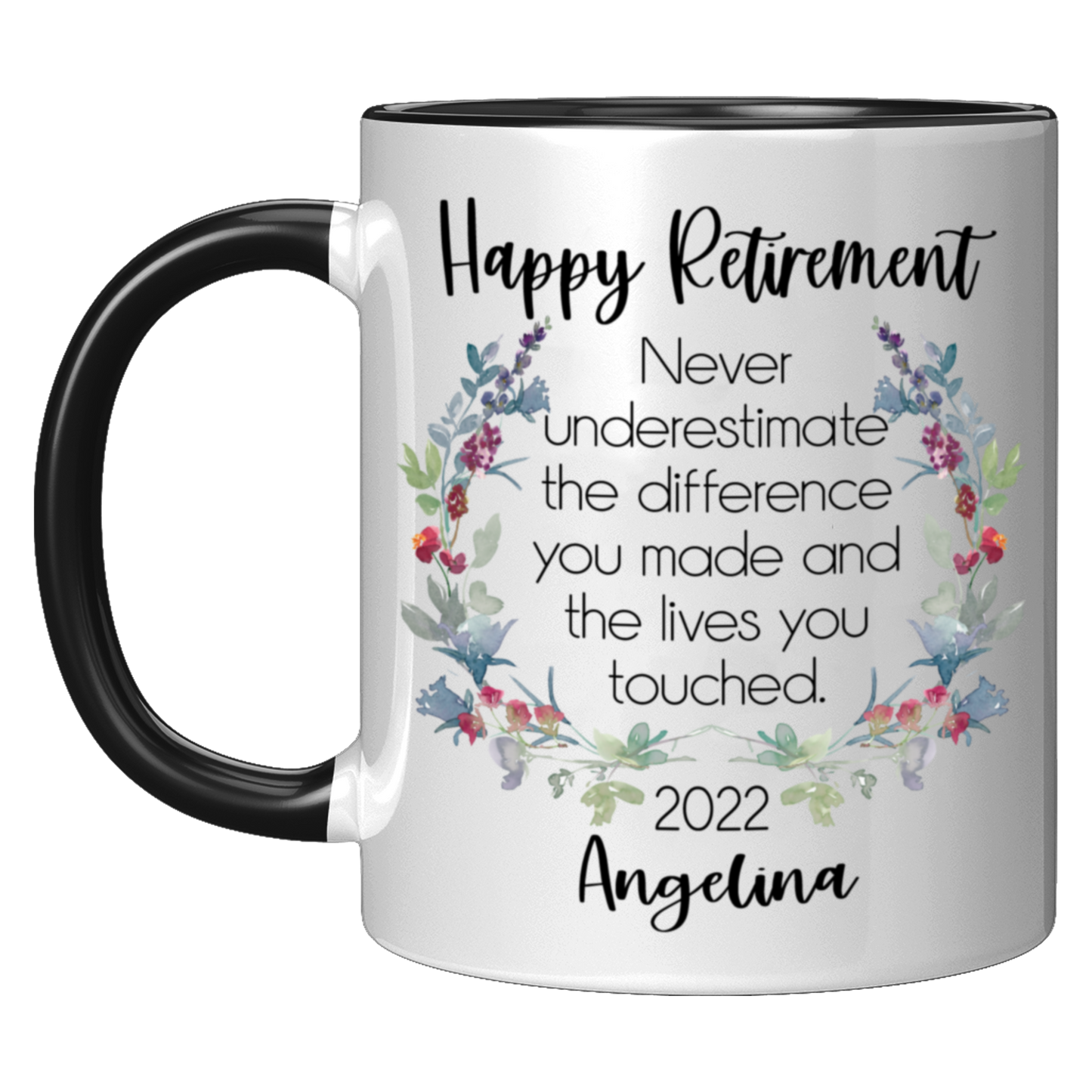 Never Underestimate The Difference You Made Retirement Mug
