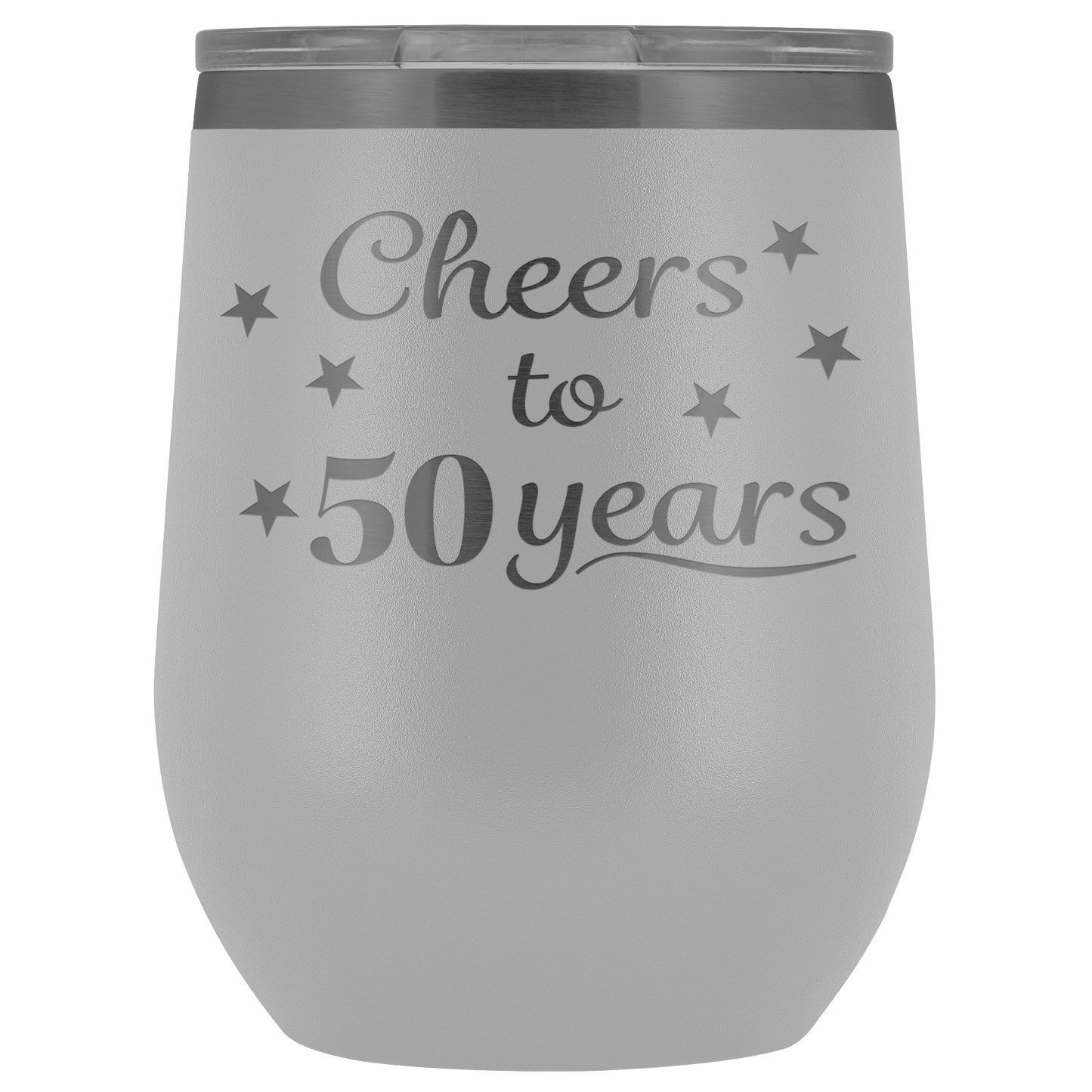 Cheers to 50 years Wine Tumbler