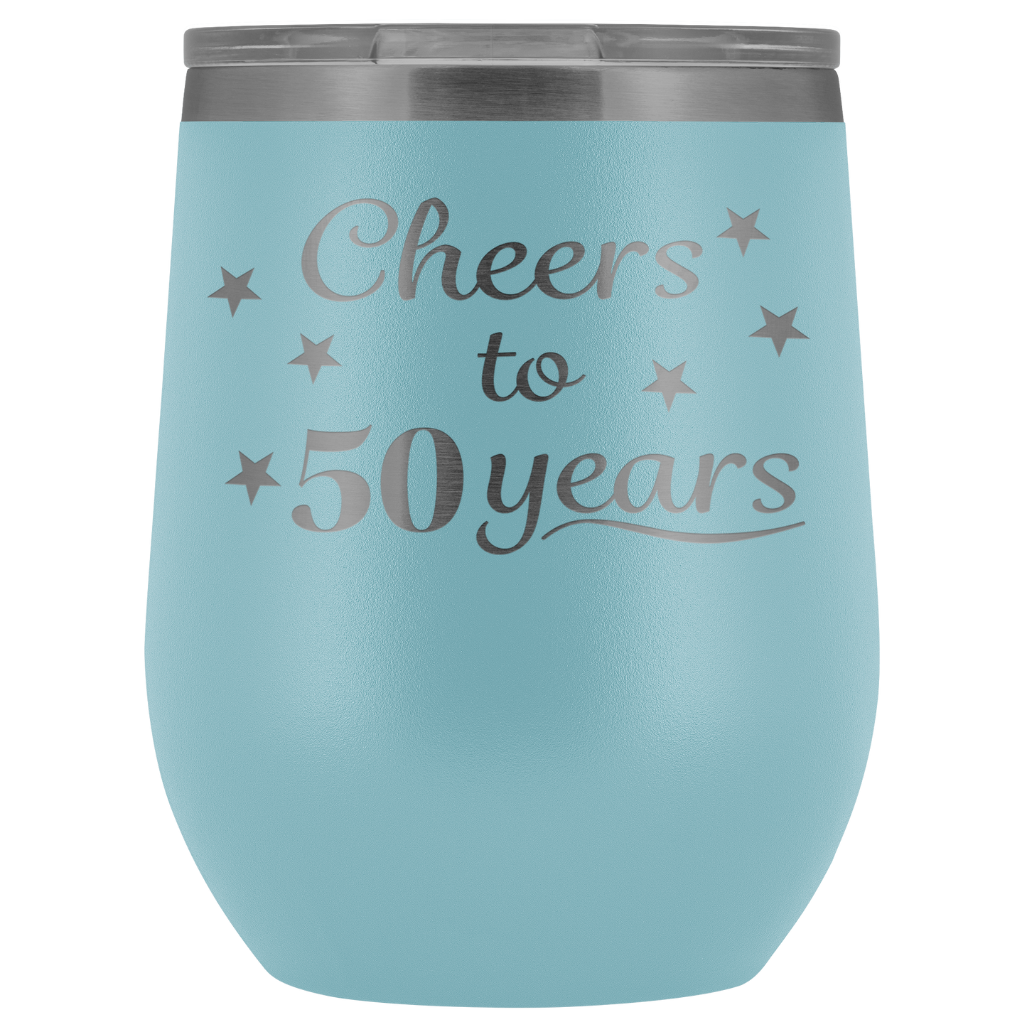 Cheers to 50 years Wine Tumbler