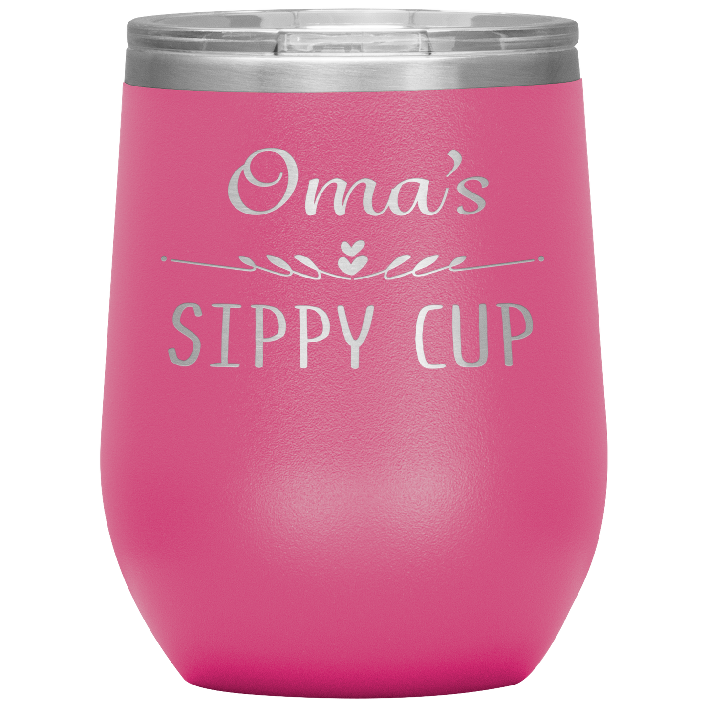 Oma's Sippy Cup Wine Tumbler