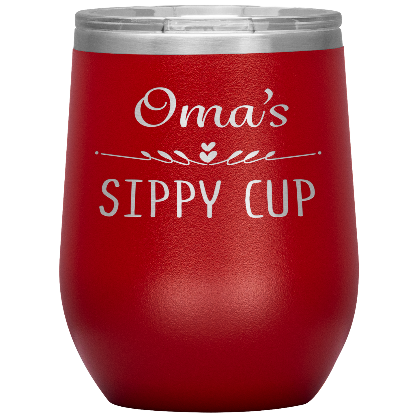 Oma's Sippy Cup Wine Tumbler