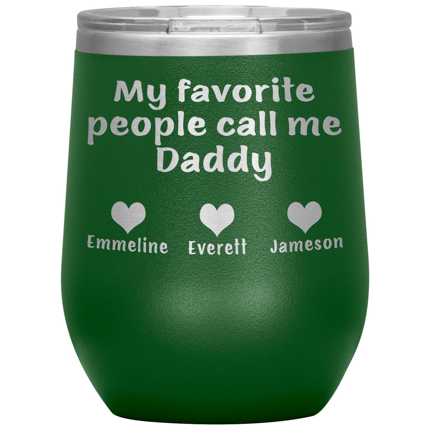 My Favorite People Call Me Daddy Tumbler