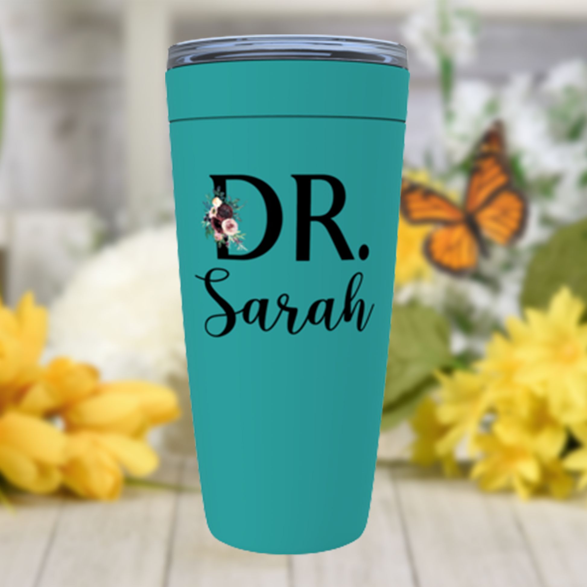Phd Graduation Gift for Her, Doctor Name Tumbler for Woman, Personalized JD, MVD or MD Graduate Gift Future Dr Sister, Daughter, Friend