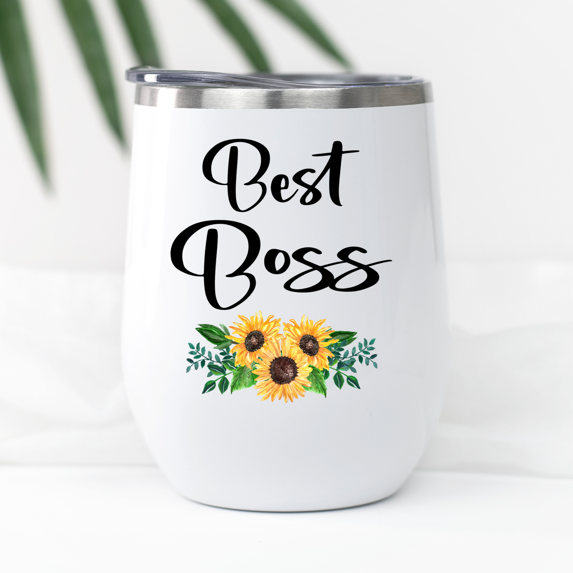 Best Boss Wine Tumbler, Woman Boss Gift, Personalized Boss Retirement, Thank You, or Christmas Gift, Manager Appreciation Mug, Office Gifts