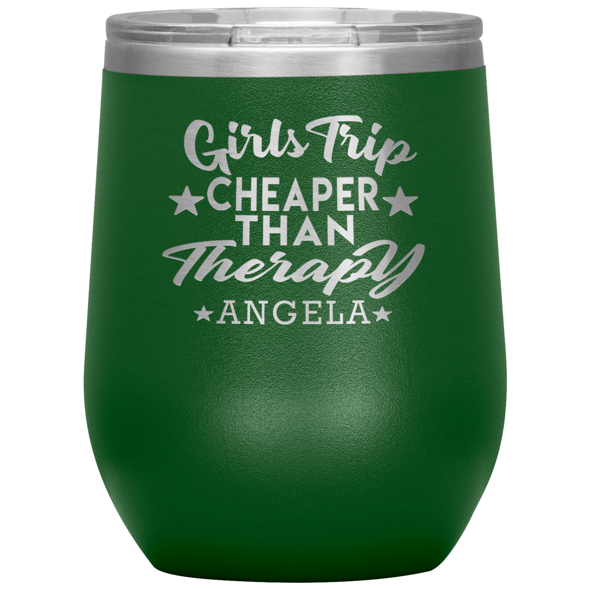 Girls Trip Cheaper Than Therapy Wine Tumbler