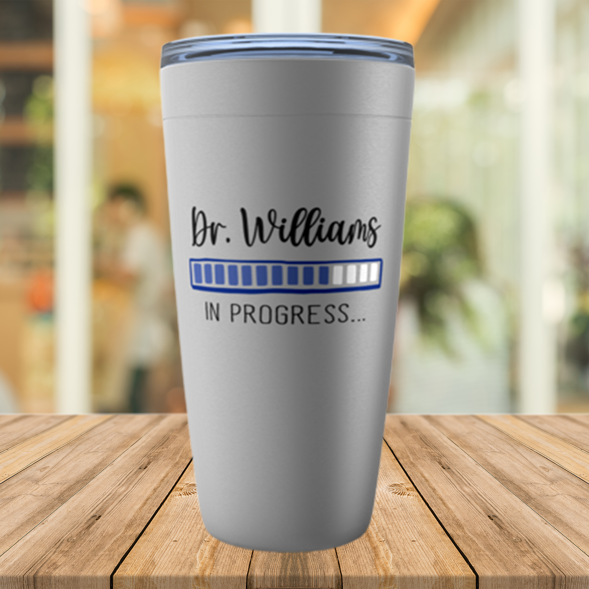 Future Doctor Git, Doctor in Progress Tumbler Personalized, Funny Med Student Gift for Him, Custom Name Mug, Medical School Graduation Gift