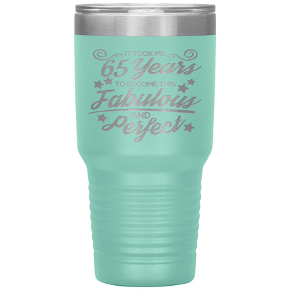65 Years Fabulous & Perfect Tumbler