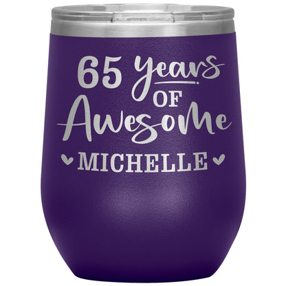 65 Years of Awesome Birthday Tumbler
