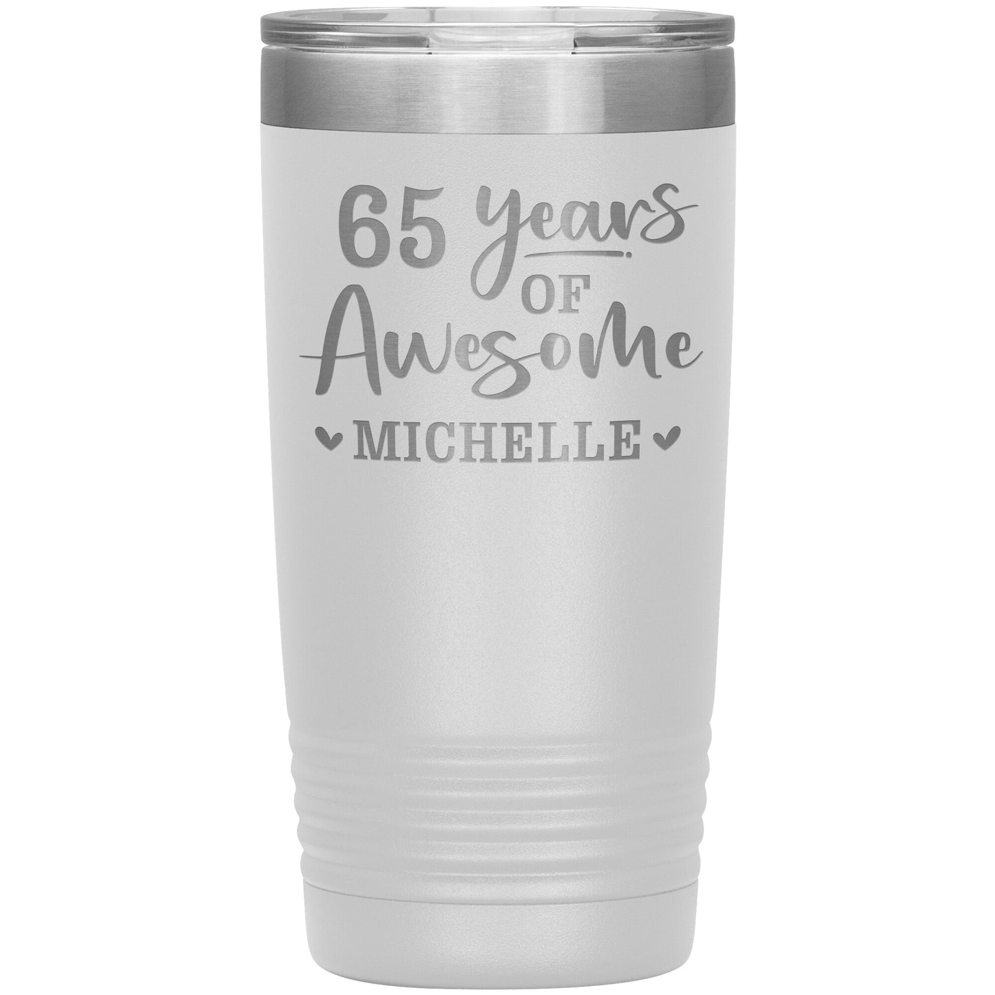 65 Years of Awesome Birthday Tumbler