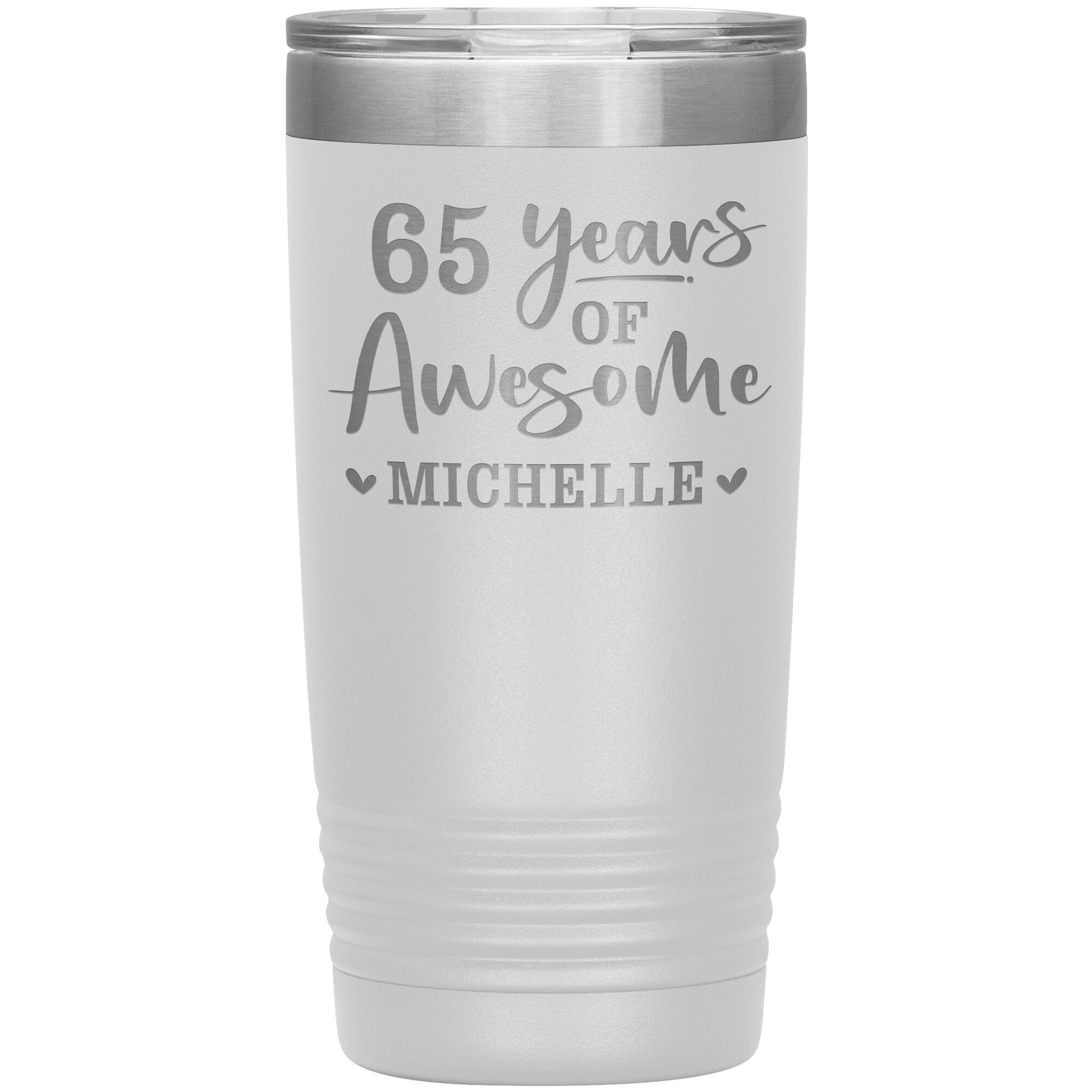 65 Years of Awesome Birthday Tumbler