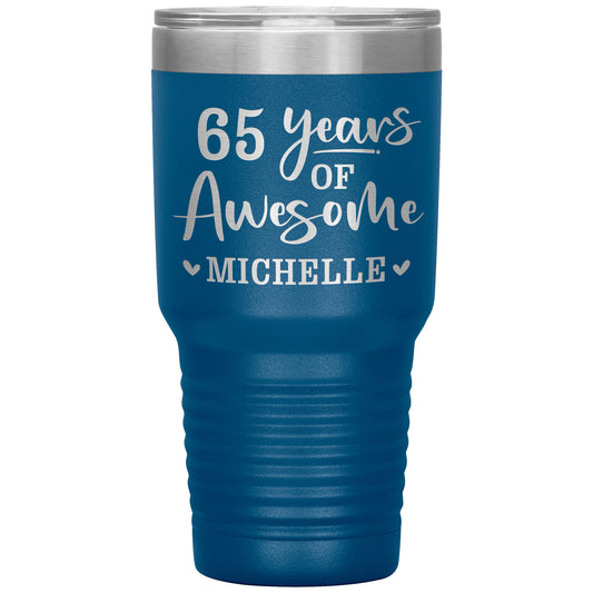 65 Years of Awesome Birthday Tumbler