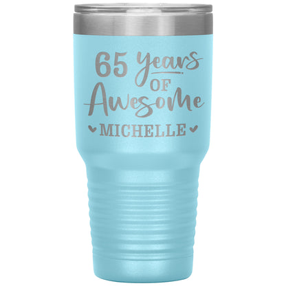 65 Years of Awesome Birthday Tumbler