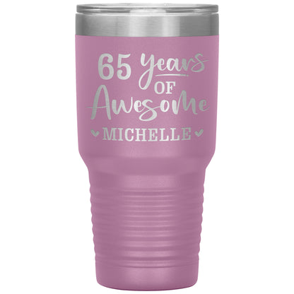 65 Years of Awesome Birthday Tumbler