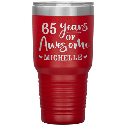65 Years of Awesome Birthday Tumbler