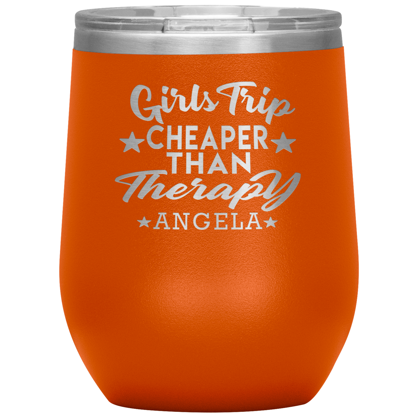 Girls Trip Cheaper Than Therapy Wine Tumbler